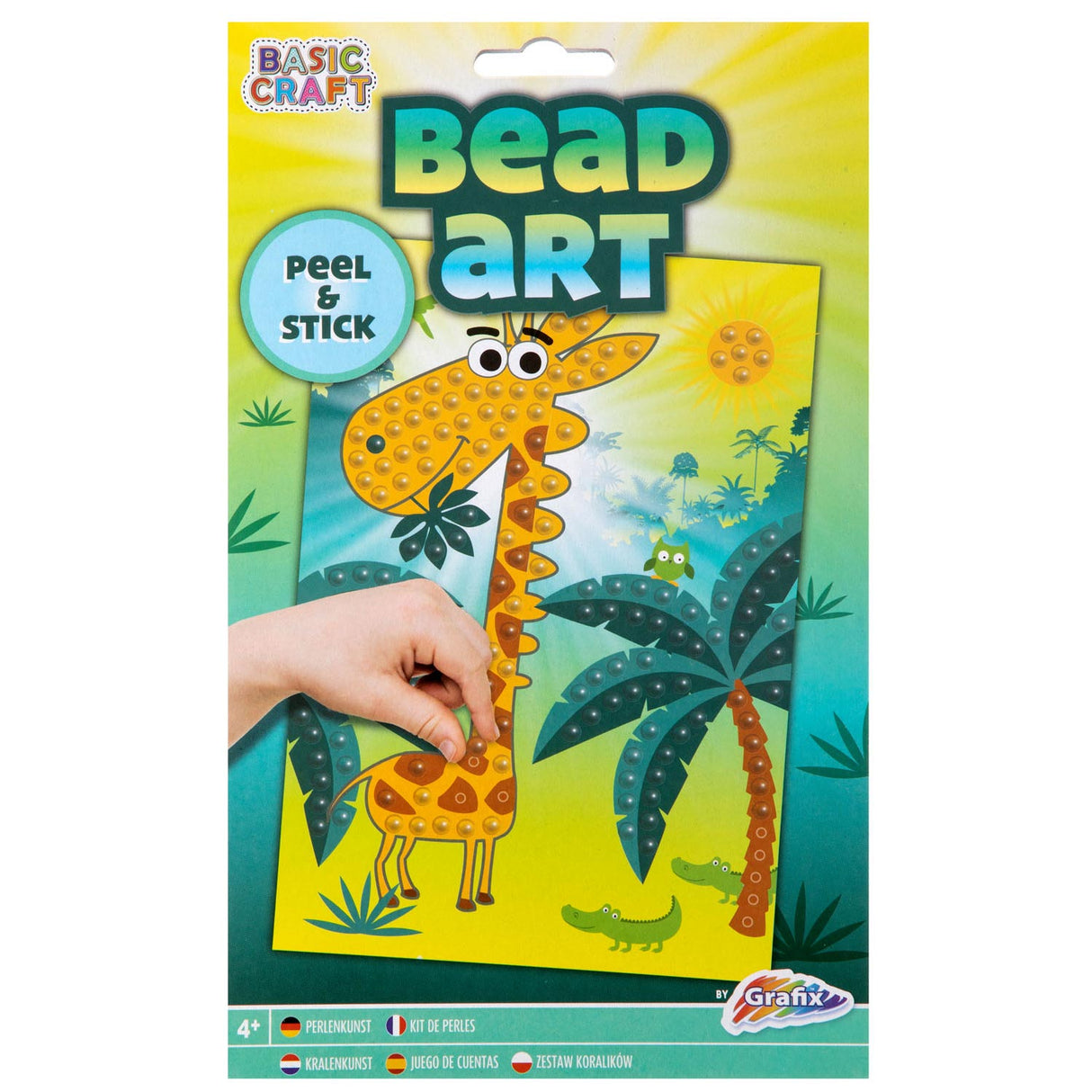 Grafix Craft Set Bead Art Giraffe