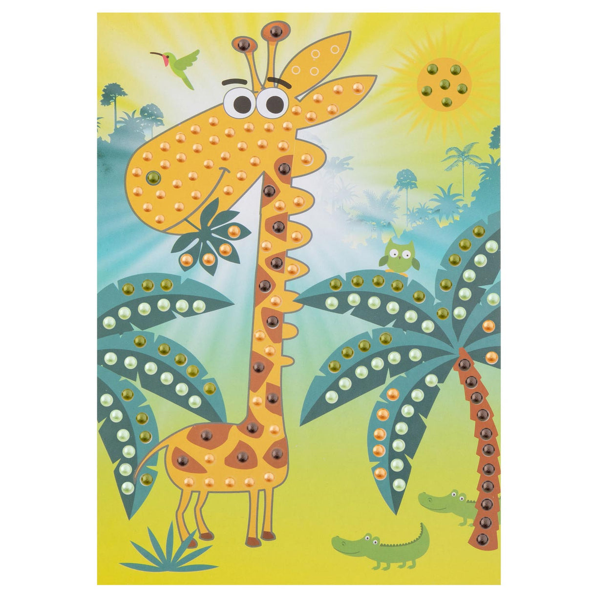 Grafix Craft Set Bead Art Giraffe