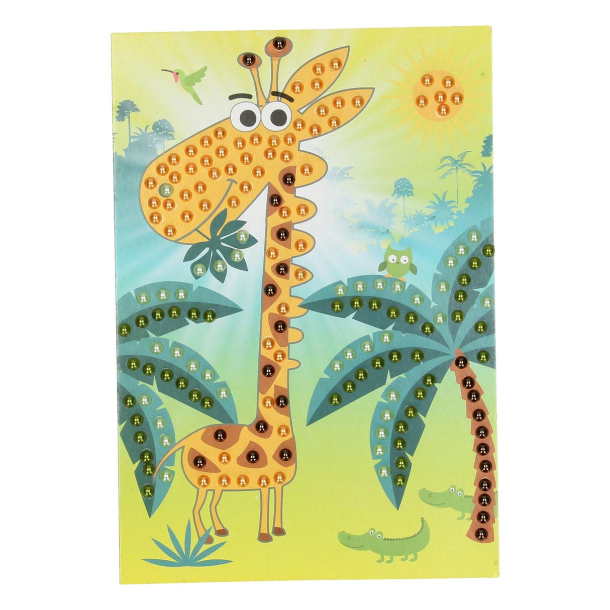 Grafix Craft Set Bead Art Giraffe