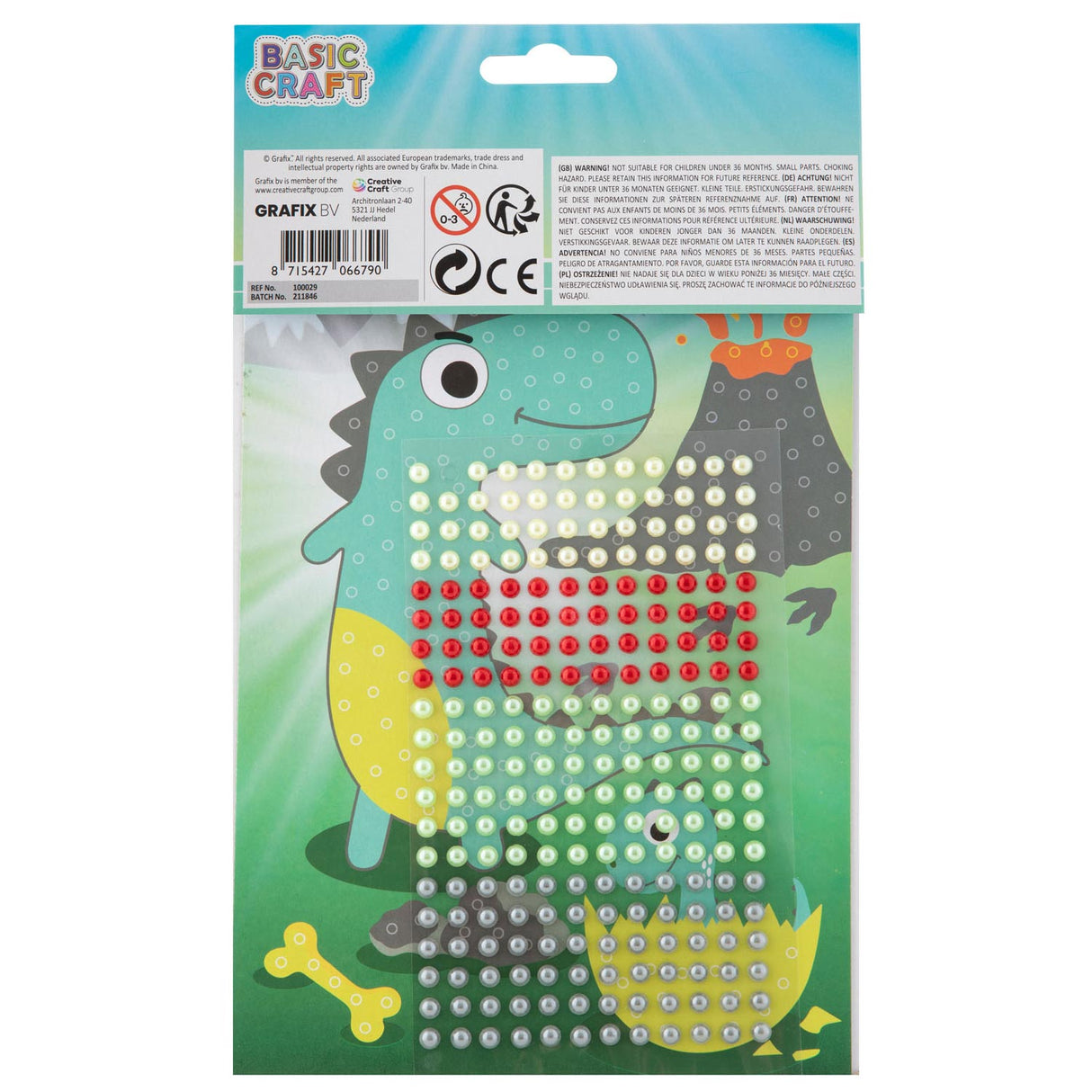 Grafix Craft set perle art dino