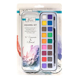 Ensemble de peinture Nassau Aquarel, 18 couleurs