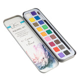 Nassau fine art nassau aquarel verfset, 18 kleuren