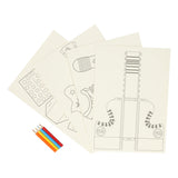 Grafix sinterklaas knutselset - maak je eigen schoen 4 designs + 4 potloden