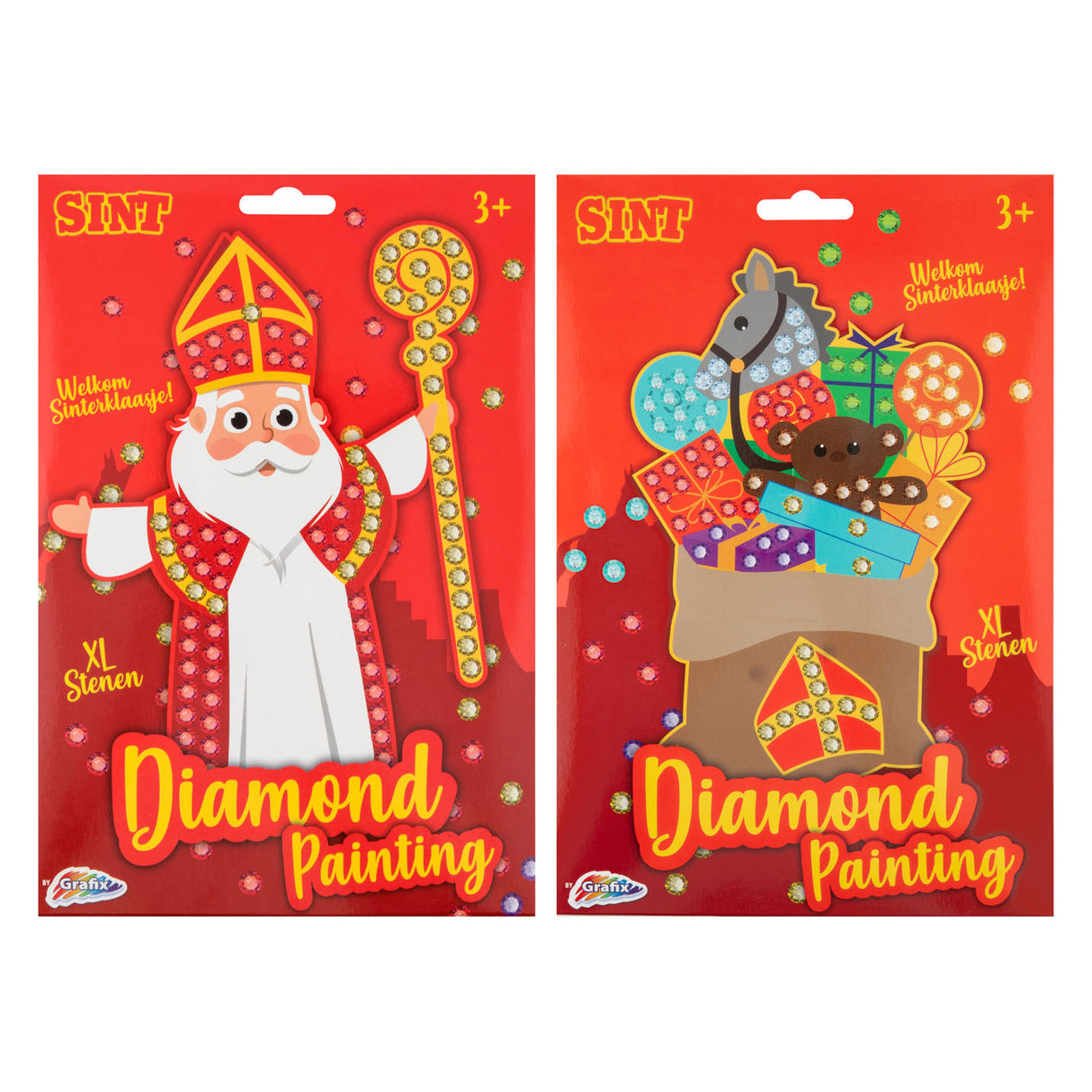 Grafix Sinterklaas Mozaiek Diamond Painting XL Stenen