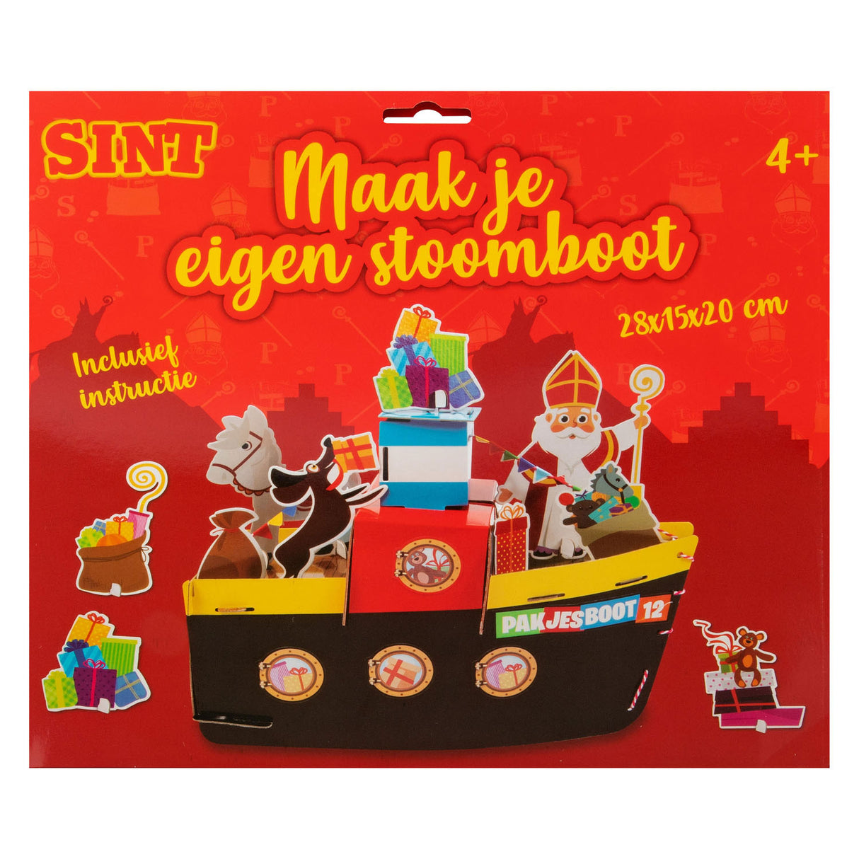 Grafix Sinterklaas Craft Set Haz tu propio barco de vapor