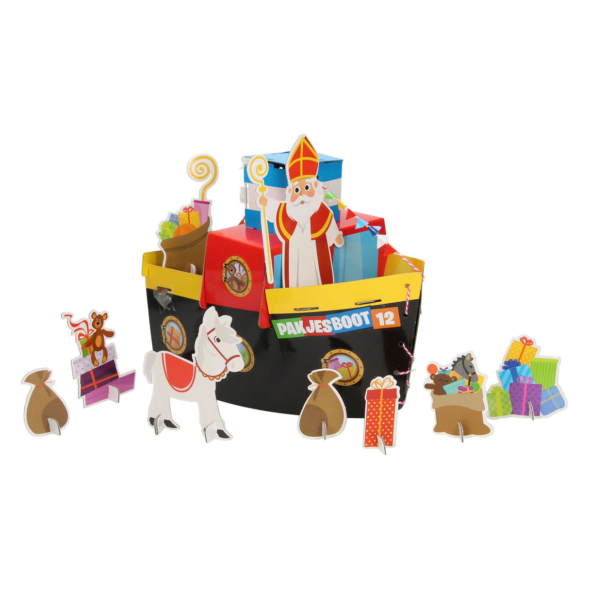 Grafix Sinterklaas Craft Set Haz tu propio barco de vapor