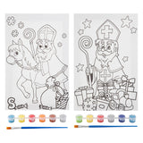 Grafix sinterklaas canvas schilderen op nummer