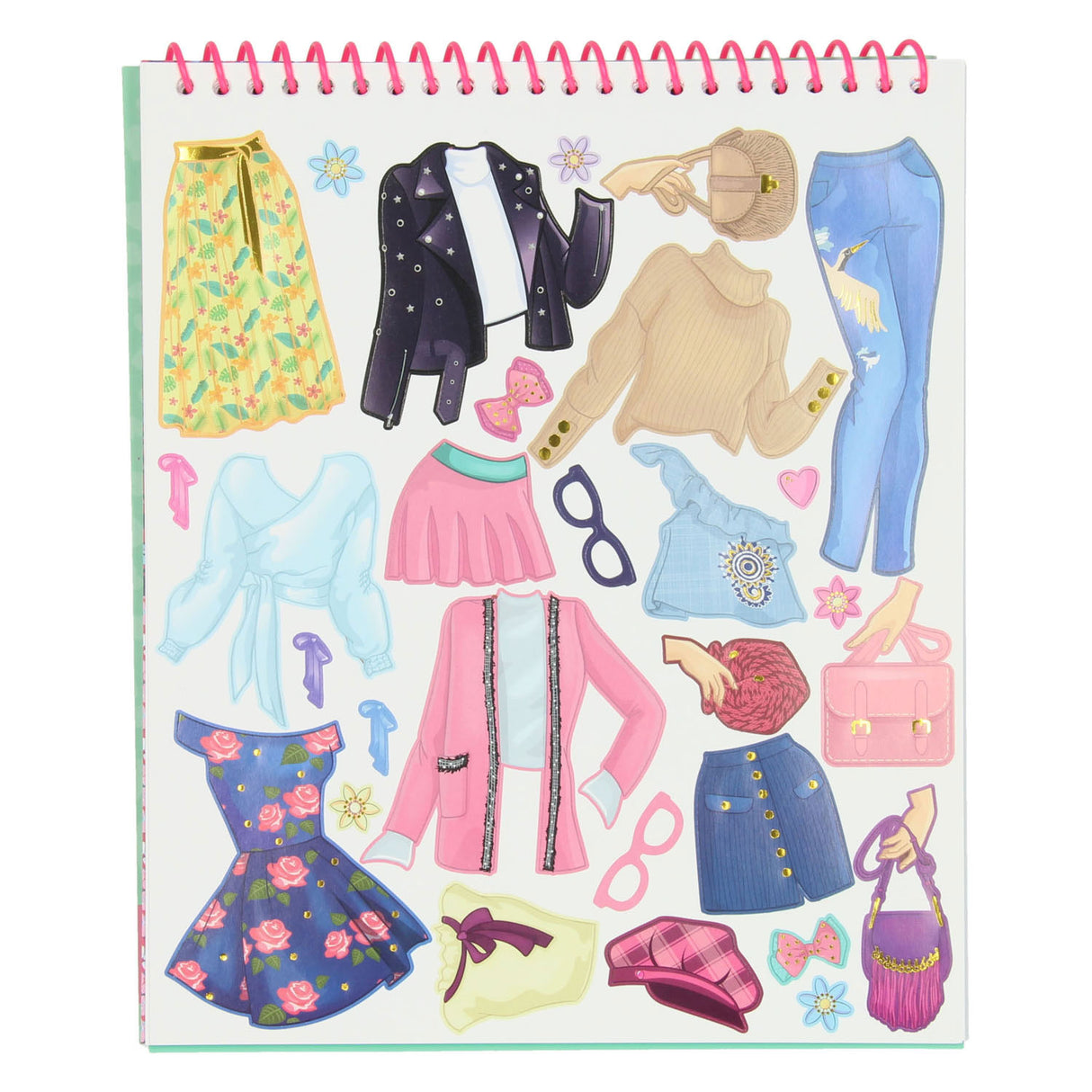 Besties Fashion Design Kleur- en Stickerboek