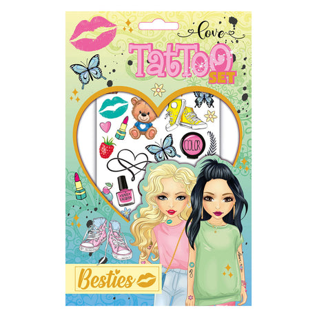 Besties tattoo set