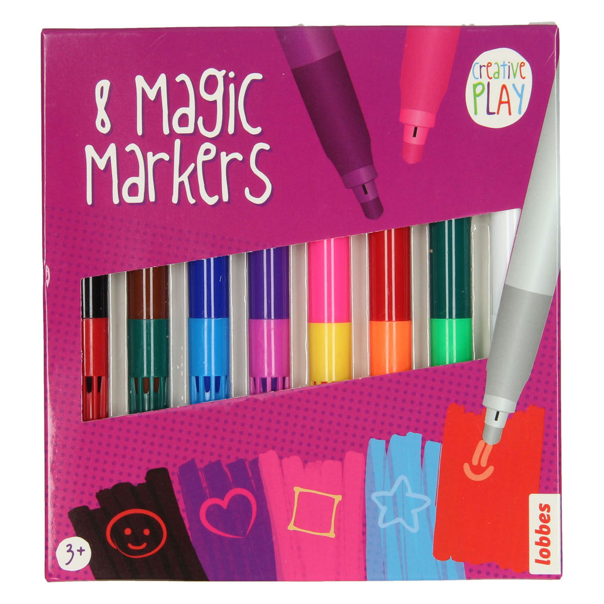 Lobbes Magical Magic markers, 8st.