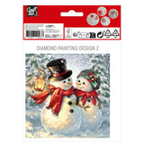 Make your own Christmas cards Diamond Painting, 2st.