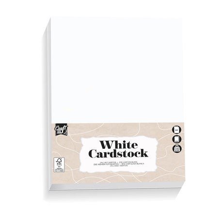 Creative craft group hobbykarton wit a4, 10 vellen