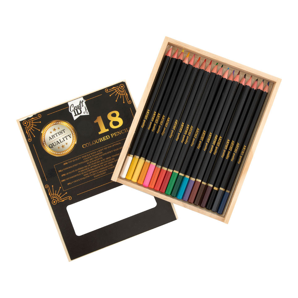 Professional colored pencils, 18st.