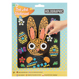 Grafix pasen holografische stippenkunst set, 22x18cm