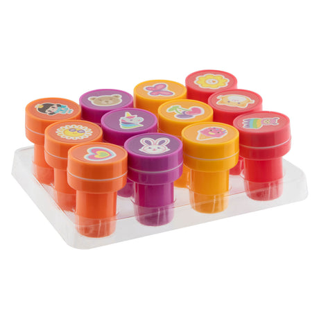 Moxy stempelset dieren, 12st.