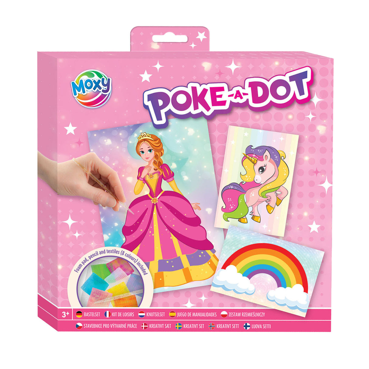 Creative craft group poke-a-dot knutselset fantasiewereld