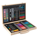 Gruppo di artigianato creativo Wooden Color Case FSC, 86dlg.