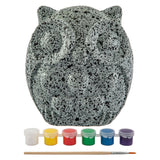 Creative Craft Group Stones målning Owl Paint Set, 8dlg.