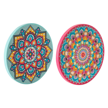 Creative craft group diamond painting mandala canvas, 30cm