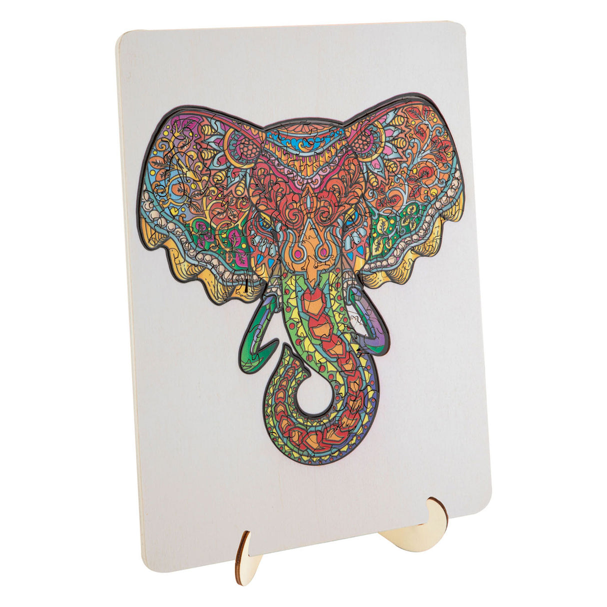 Creative Craft Group Wooden Leg Puzzle Elephant, 132st.