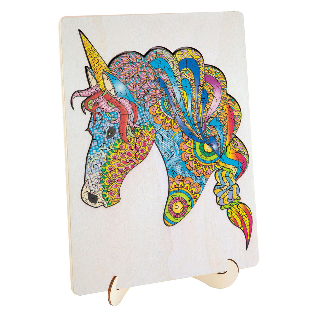 Grupo creativo de artesanía Wooden Jegin Puzzle Unicorn, 137º.