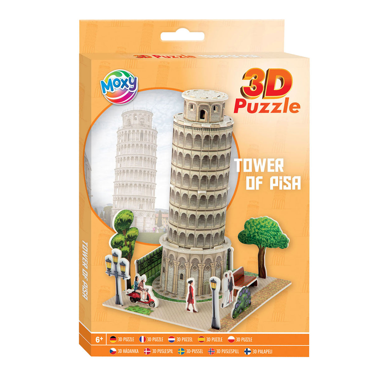 Kreative Handwerksgruppe 3D -Schaumstoff -Puzzle -Turm von Pisa