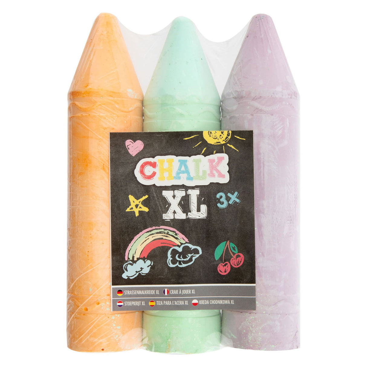 Creative Craft Group Sidewalk Chalk Color XL, 3st.