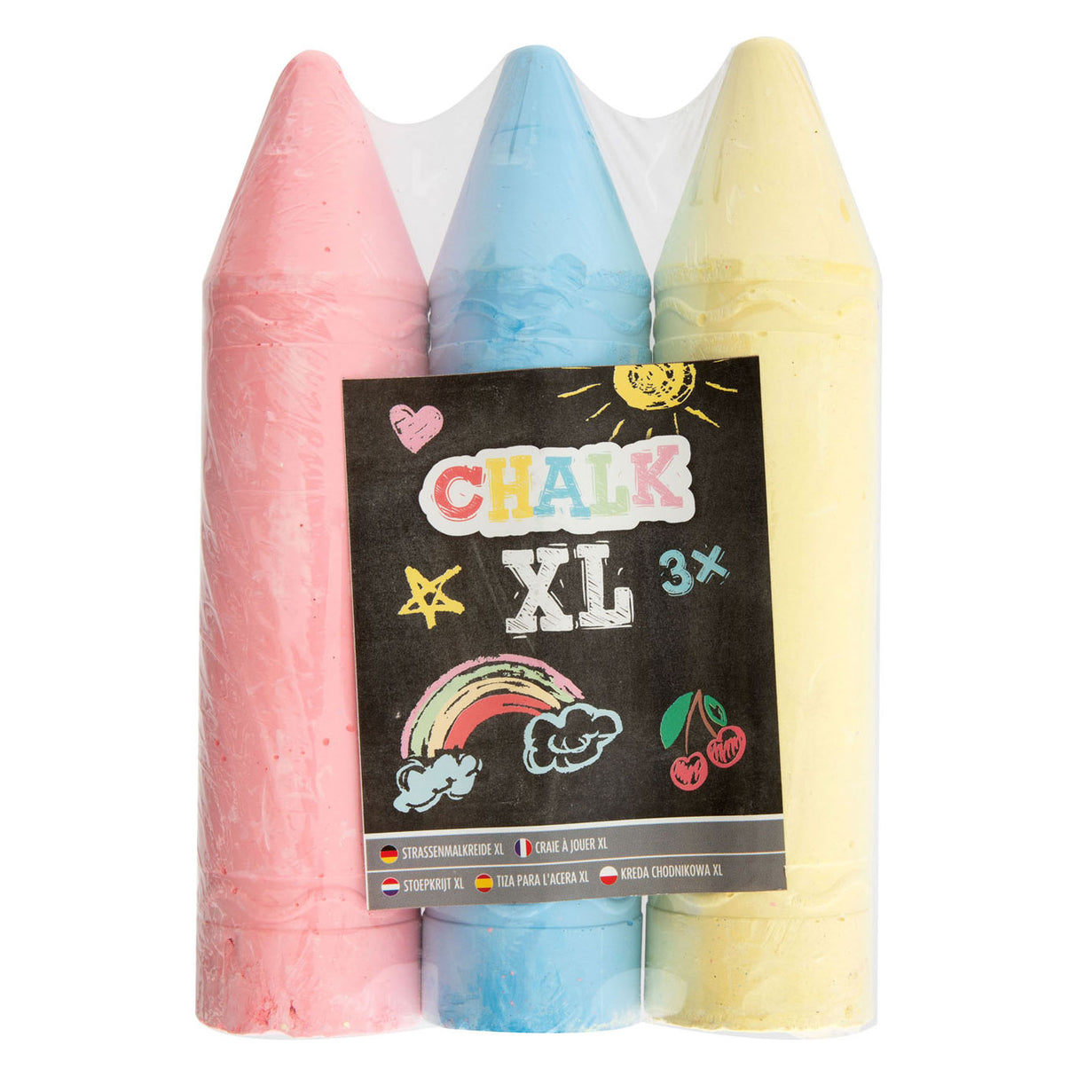 Creative Craft Group Sidewalk Chalk Color XL, 3st.