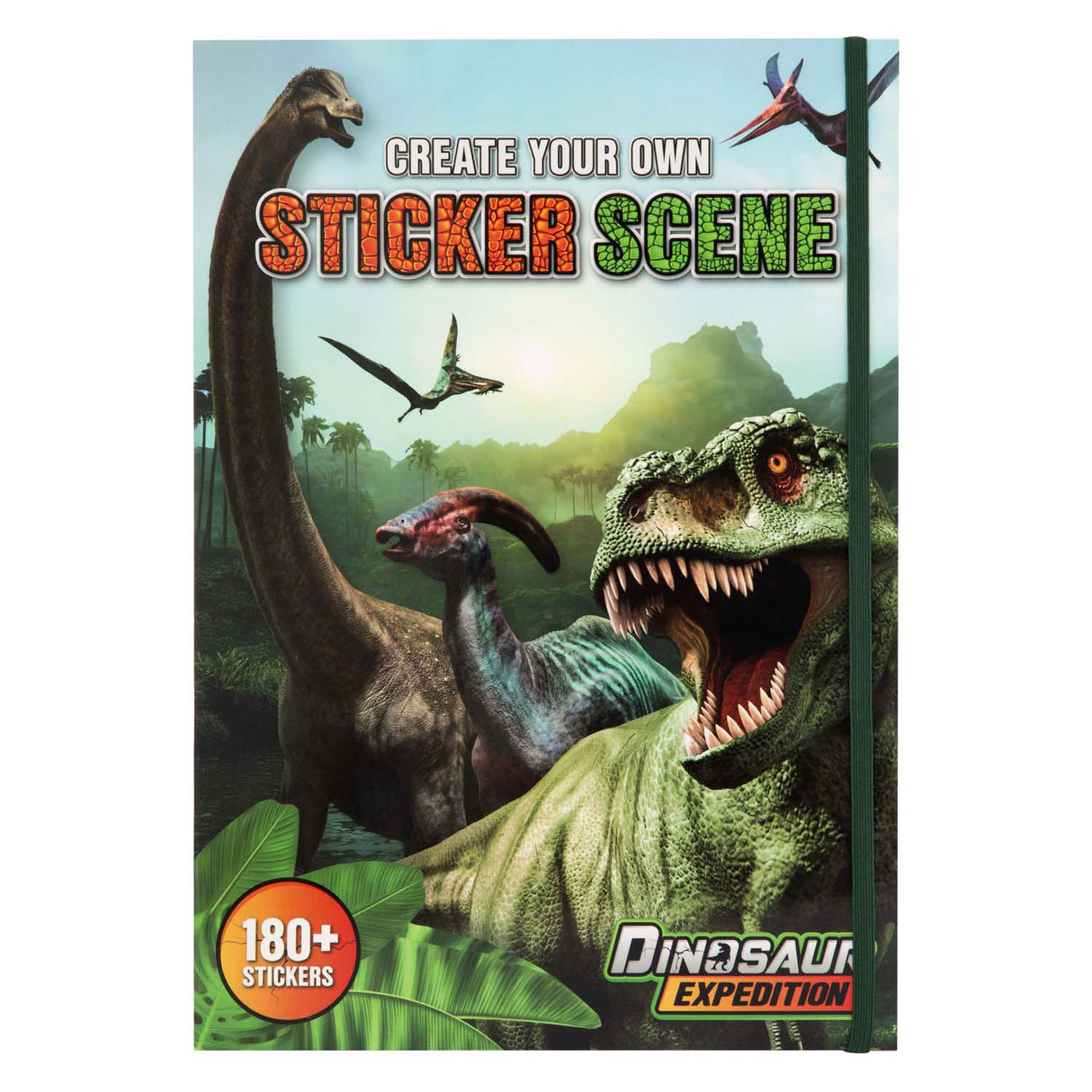 Grupo de artesanía creativa Dino Stickerboek