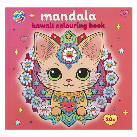 Creative craft group mandala kawaii kleurboek - 20 vellen