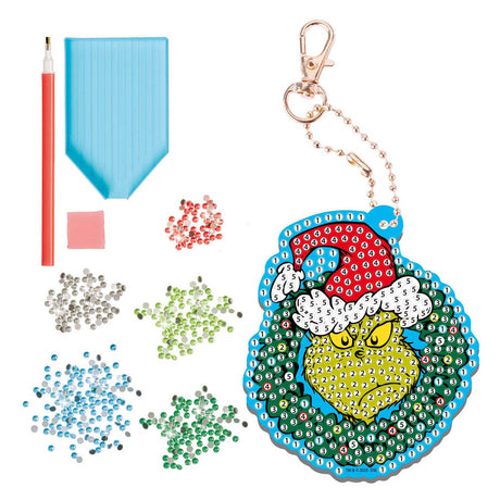 Creative craft group diamond painting sleutelhanger the grinch