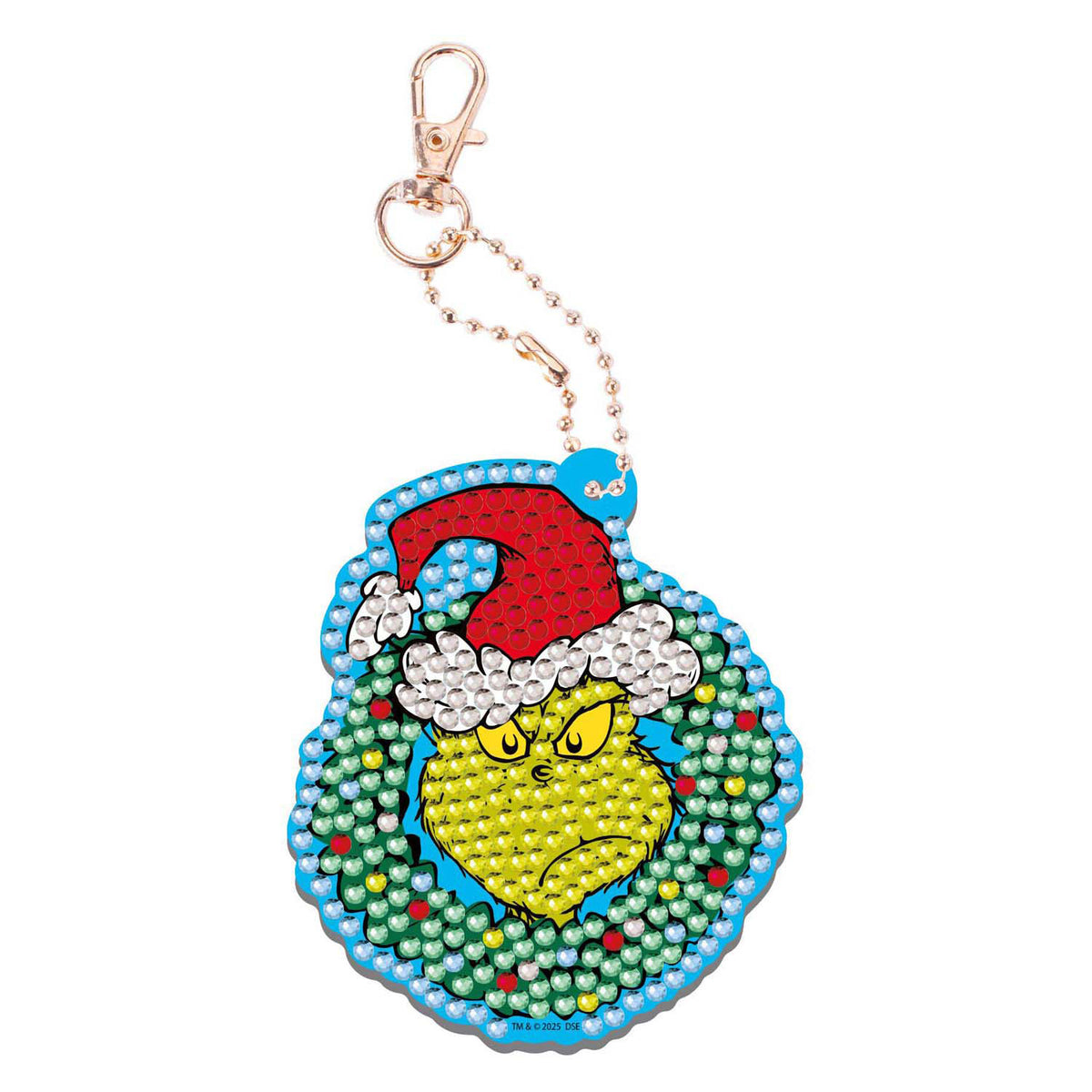 Creative craft group diamond painting sleutelhanger the grinch