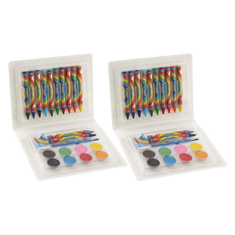Creative craft group klein kleur- en verfkoffertje, 22dlg.