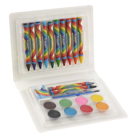 Creative craft group klein kleur- en verfkoffertje, 22dlg.