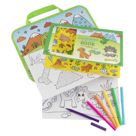 Creative craft group reistray incl. kleur- activiteitenboek - dinosaurus