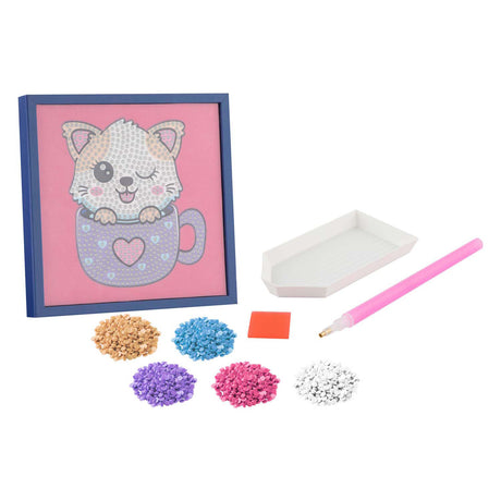 Creative craft group diamond painting fluweel incl. lijst