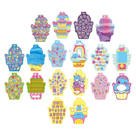 Totum mini mymy stickerboek - 18 pagina's - 250+ vorm- en metallic stickers - speelgoed kinderen - knutselen - voor meisjes en jongens - ook voor kleuters - vanaf 3 jaar