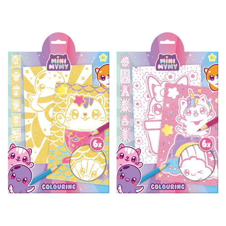 Creative craft group mini mymy glitter kleurpapier a4