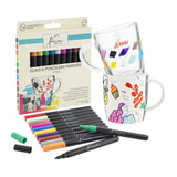 Creative craft group nassau glas- porseleinmarkers - 12st.