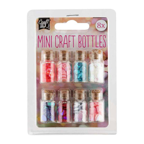 Creative craft group mini knutselflesjes - 8st.