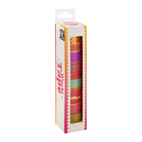 Creative craft group washi tape 1,5cmx3m - 10st.