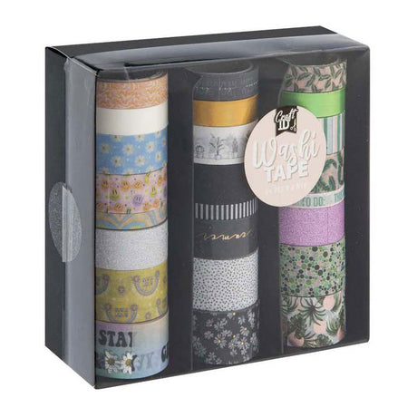 Creative craft group washi tape 3m - 24st.