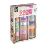 Creative craft group washi tape set 3m - 36st.