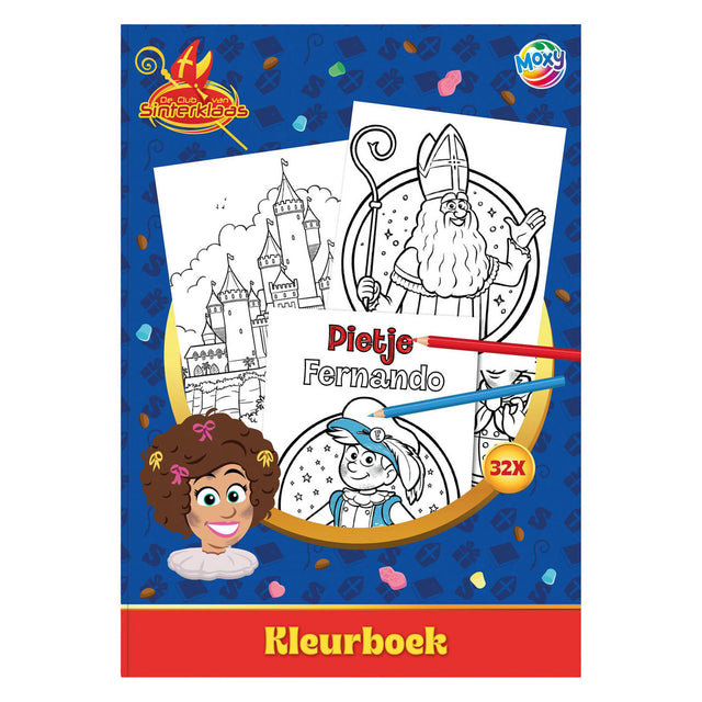 Creative craft group club van sinterklaas kleurboek a4 - 32 kleurplaten