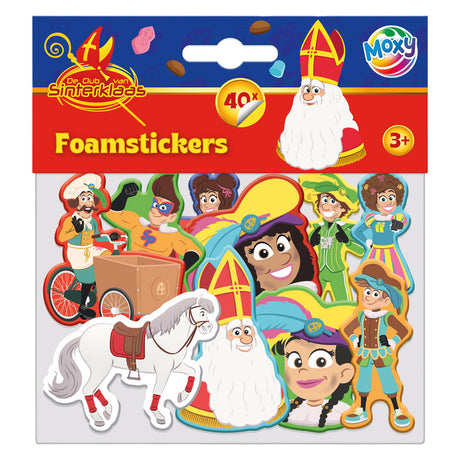Creative craft group club van sinterklaas foam stickers - 40st.