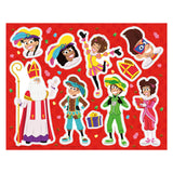 Creative craft group club van sinterklaas herbruikbare raamstickers xl