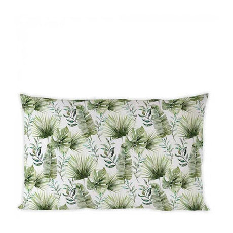 Ambiente kussenhoes 50x30cm jungle leaves white