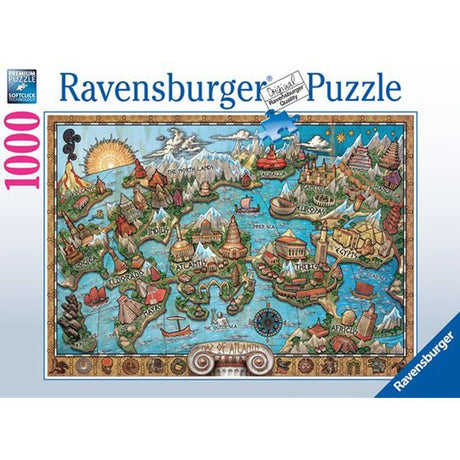 Ravensburger puzzel geheimzinnig atlantis - legpuzzel - 1000 stukjes