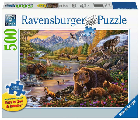 Ravensburger puzzel wildernis - puzzel - 500 stukjes - vanaf 9 jaar