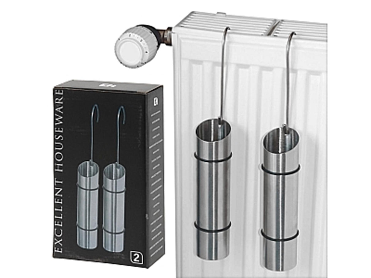 Excellent houseware waterverdampingsbakje rvs set a 2st. 20x5cm